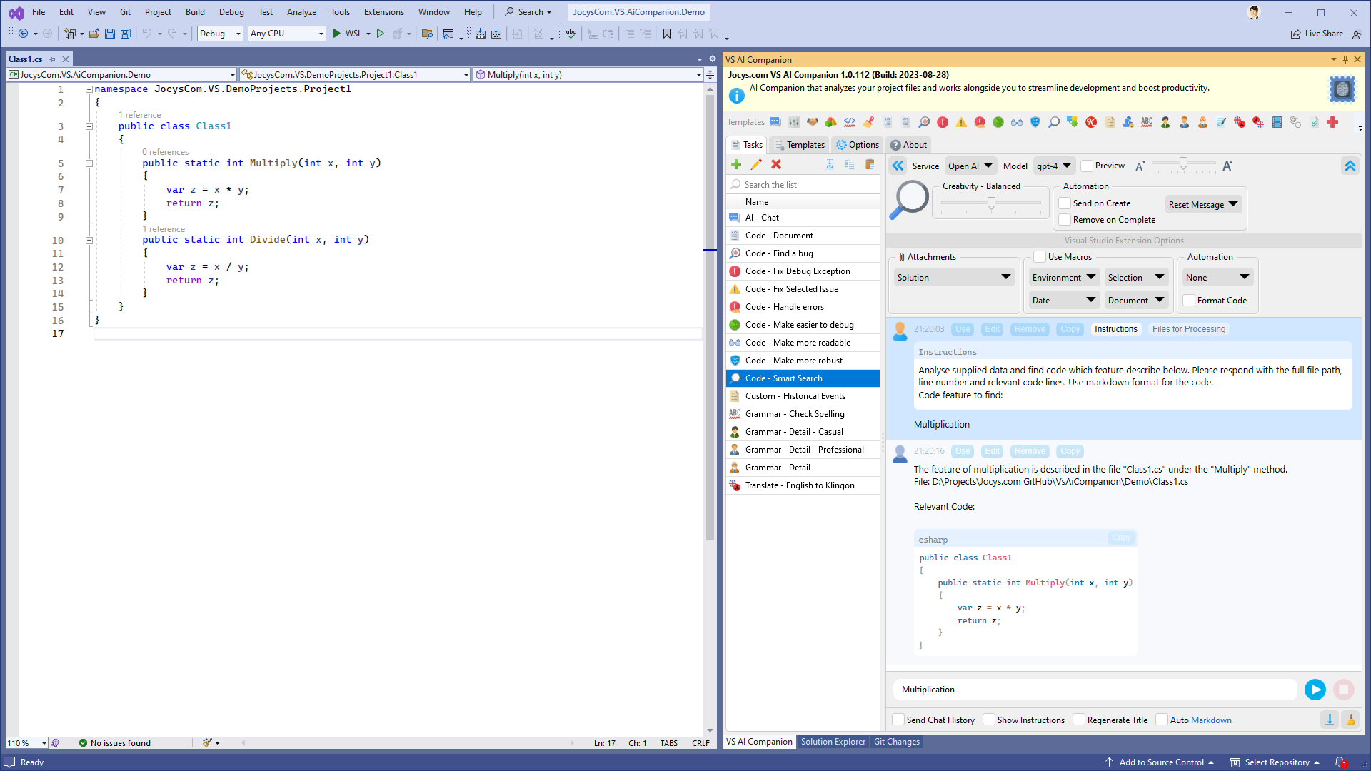 VS AI Companion - Visual Studio Marketplace